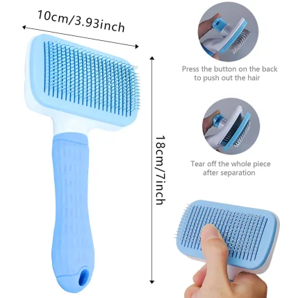 Long Hair Pet Slicker Brush - Image 6