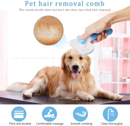 Long Hair Pet Slicker Brush - Image 2