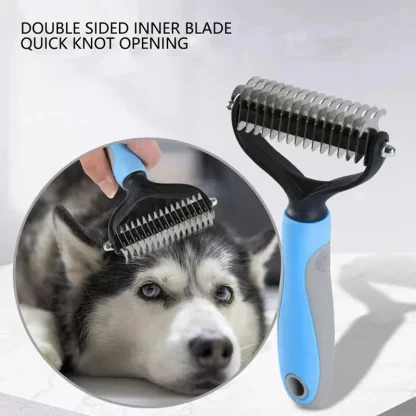 Undercoat Rake Pet Hair Brush - Image 6