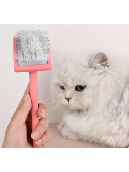 Square Grooming Pet Hair Brush - Image 3
