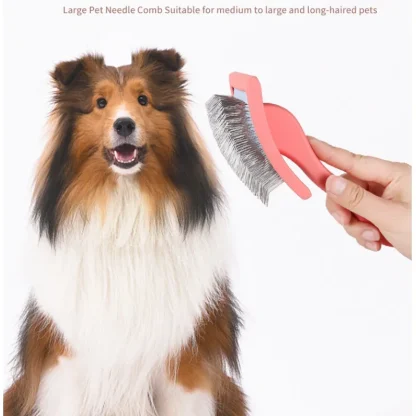 Square Grooming Pet Hair Brush - Image 4