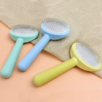 Round Slicker Pet Hair Brush