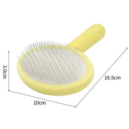 Round Slicker Pet Hair Brush - Image 7