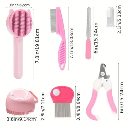 Multi Pet Hair Brush Set - Image 4