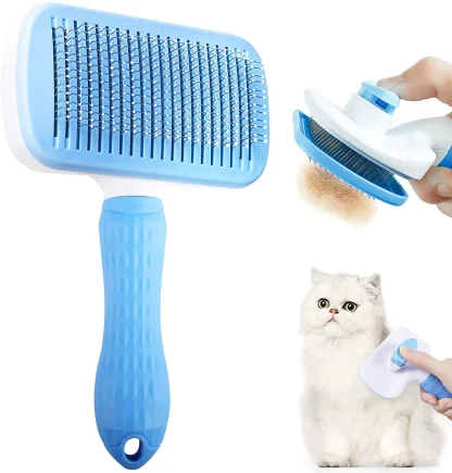 Push Top Square Pet Brush - Image 2