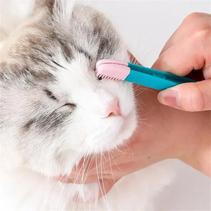 Eye Tear Stain Pet Hair Brush - Image 2