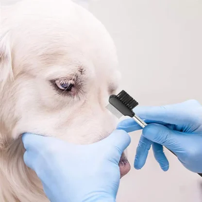 Double Sided Tear Eye Pet Brush - Image 4