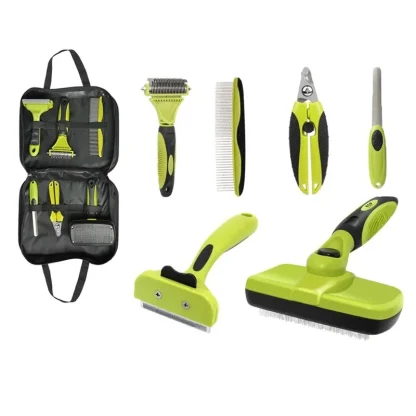 Portable Pet Hair Brush Set - Image 2
