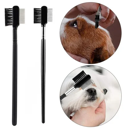Double Sided Tear Eye Pet Brush - Image 6