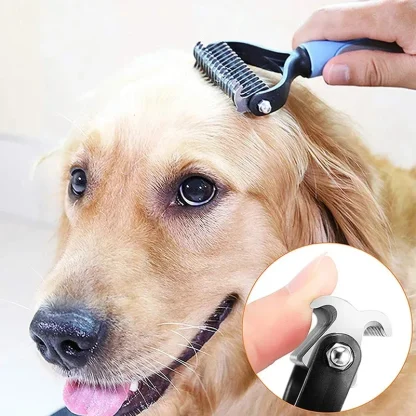 Deshedding Rake Pet Hair Brush - Image 2