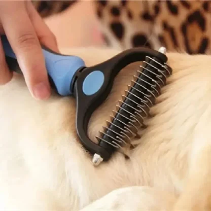 Deshedding Rake Pet Hair Brush - Image 3