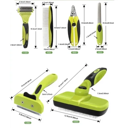 Portable Pet Hair Brush Set - Image 5