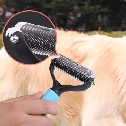 Double-sided Rake Pet Hair Brushes - Image 3