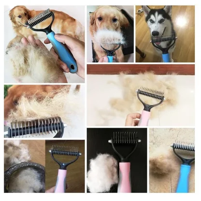 Double-sided Rake Pet Hair Brushes - Image 6