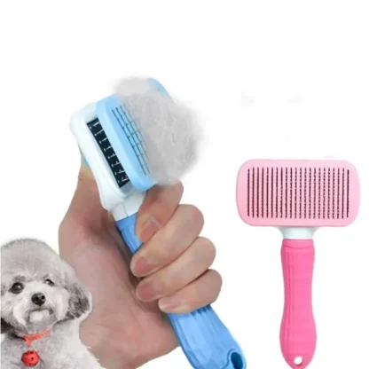 Rectangular Slicker Pet Hair Brush - Image 2