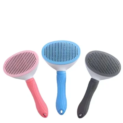 Push Top Removal Pet Hair Brush - Image 3