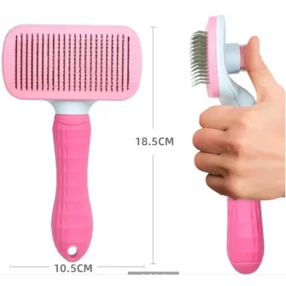 Rectangular Slicker Pet Hair Brush - Image 7