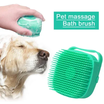 Shampoo Bath Pet Hair Brush - Image 2