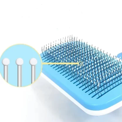 Rectangular Slicker Pet Hair Brush - Image 6