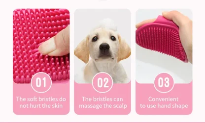 Soft Bath Massage Pet Hair Brush - Image 4