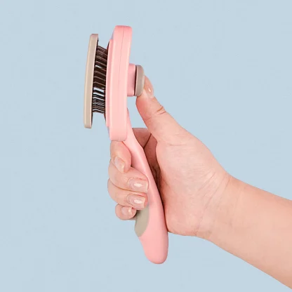 Push Top Square Pet Hair Brush - Image 2